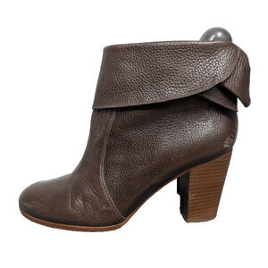 Kate Spade Lanise Boots Womens 10 Leather booties Bow Back Preppy Twee Retro